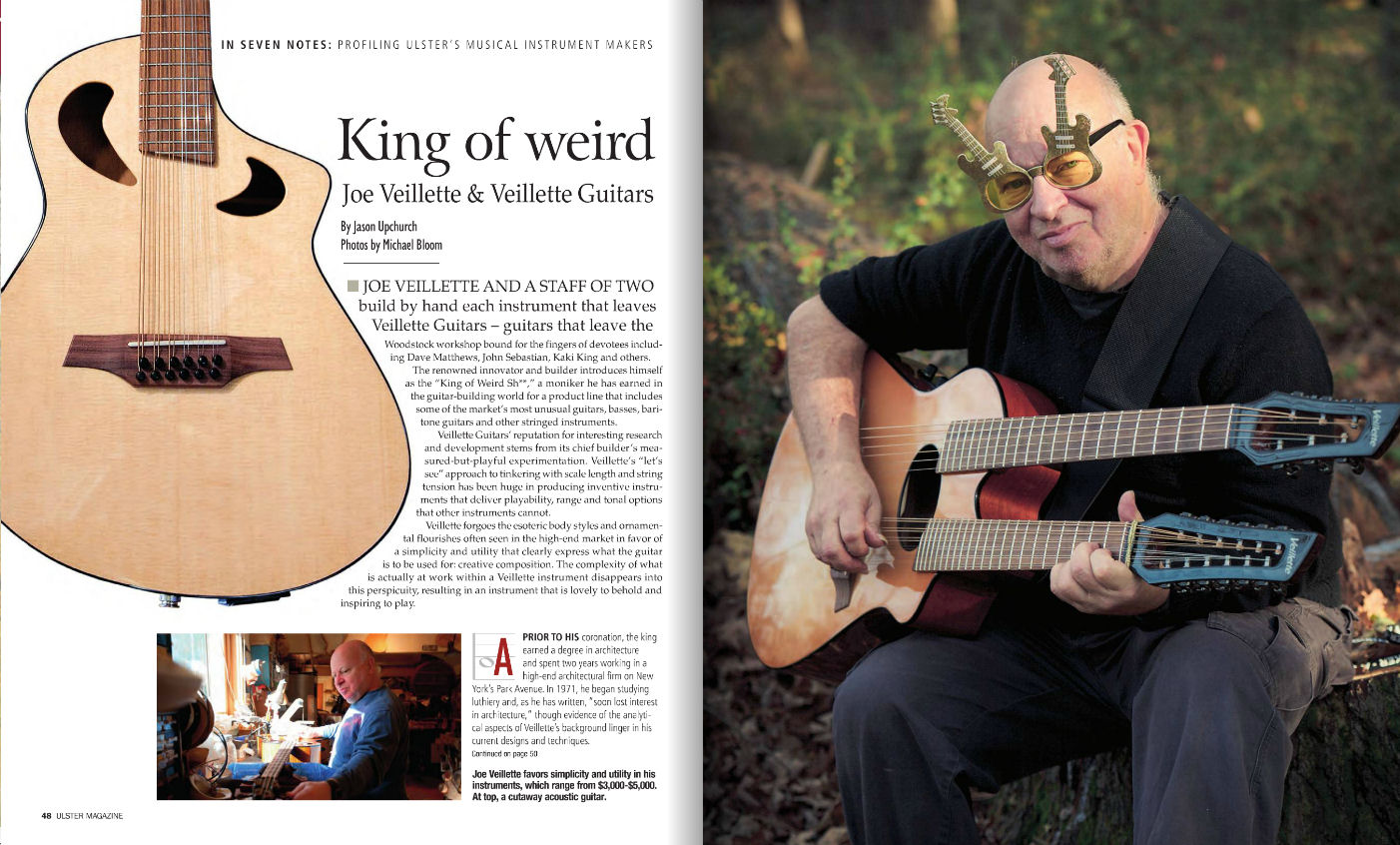 Veillette Guitars Ulster Magazine Article